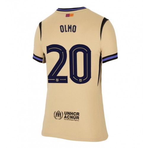 Fotballdrakt Dame Barcelona Dani Olmo #20 Bortedrakt 2025-26 Kortermet